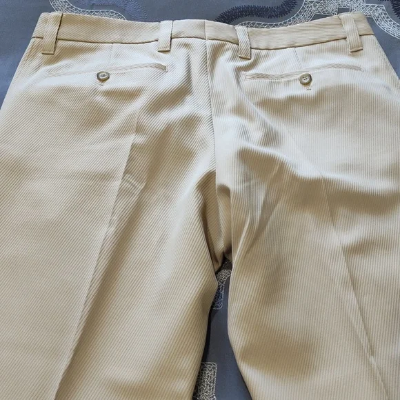 HUGO Cream Chevron Dress Pant 34R - Picture 4 of 7